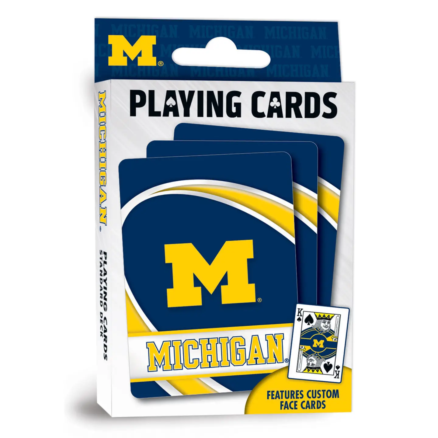 Michigan Wolverines Playing Cards by Masterpieces