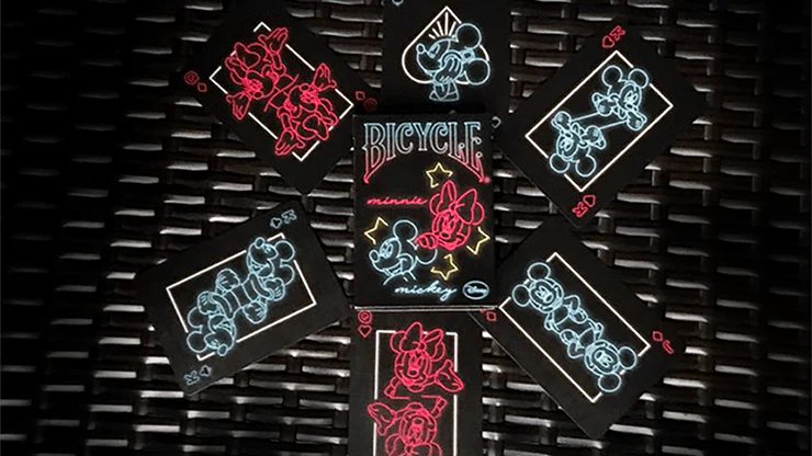 Mickey Mouse Neon Bicycle Playing Cards - Image 7