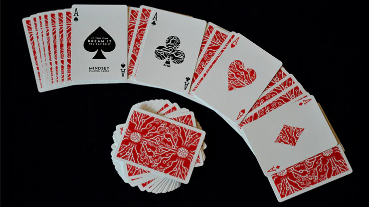 Mindset Red Marked Playing Cards USPCC - Image 4