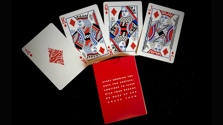 Mindset Red Marked Playing Cards USPCC - Image 5
