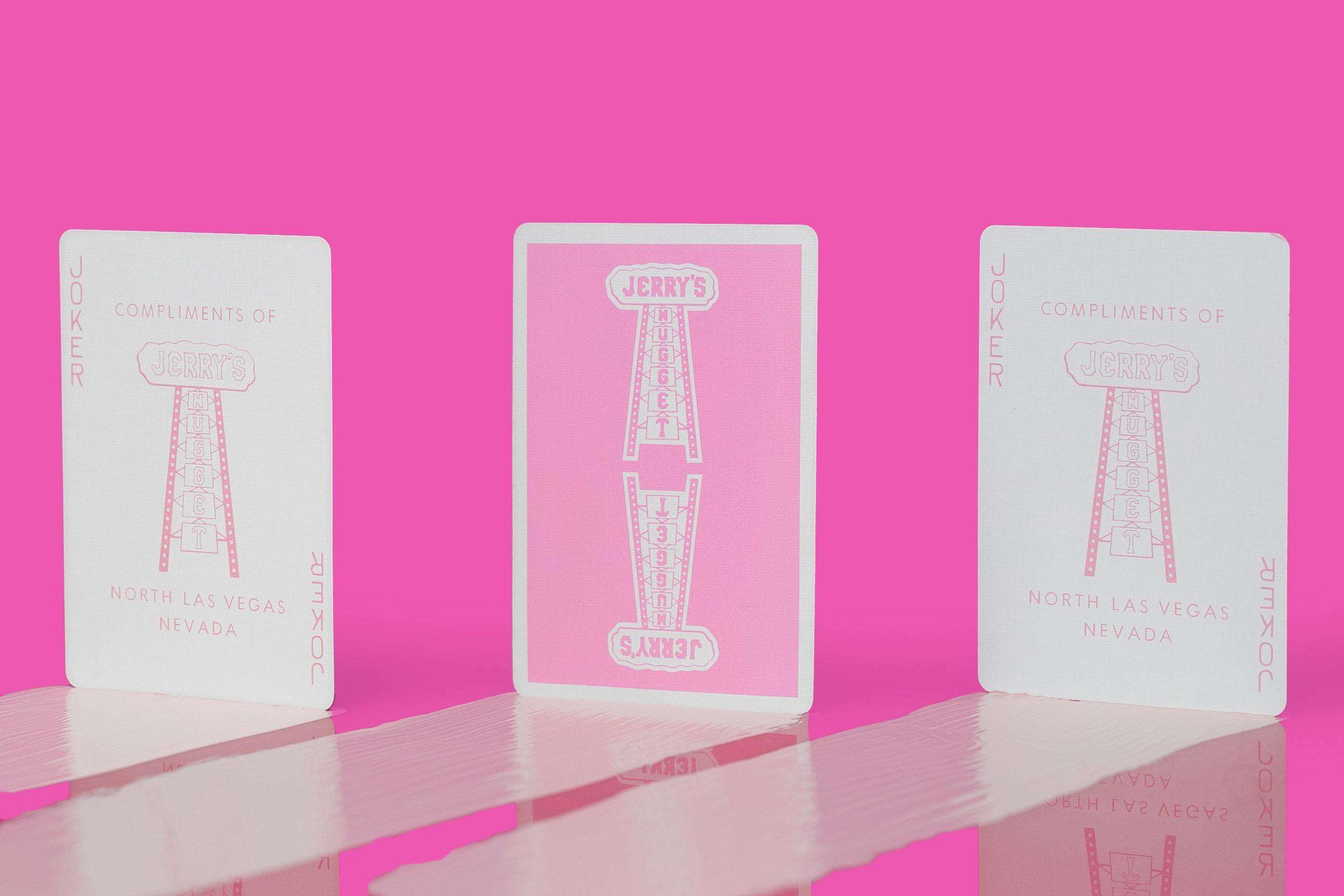 Modern Feel Jerry's Nugget v2 Rose Pink Playing Cards USPCC - Image 5