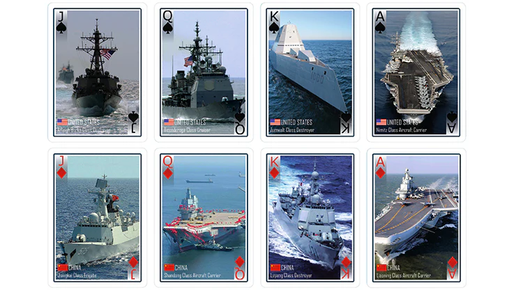 Modern Warships Bicycle Playing Cards - Image 5