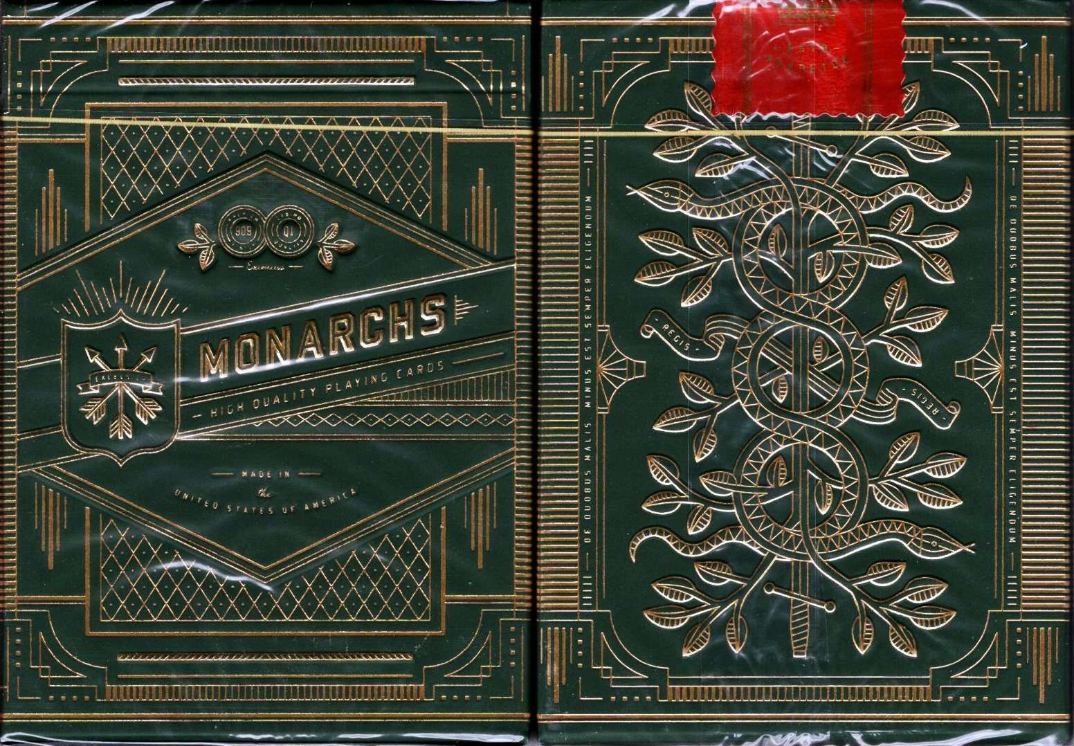 Monarchs Green Playing Cards by Theory11 - Regal Elegance Througout - Image 6