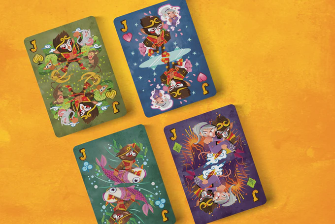 Monkey King Gilded Bicycle Playing Cards - Image 6