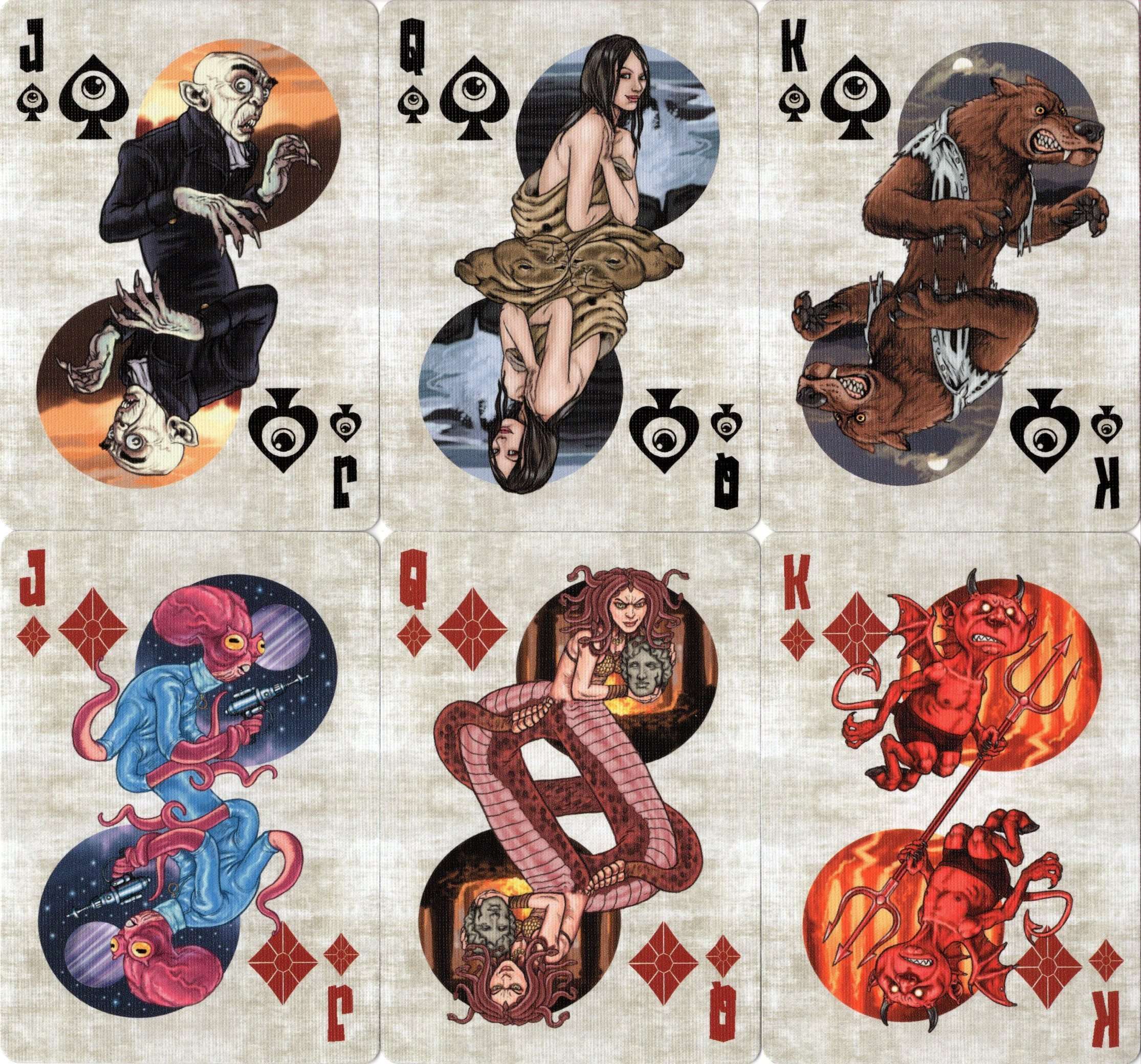 Monster Bicycle Playing Cards - Image 3