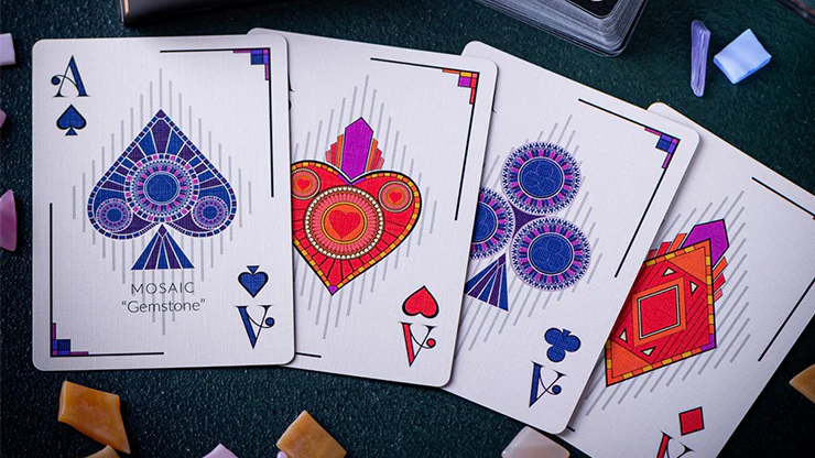 Mosaic Gemstone Playing Cards WJPC - Image 5