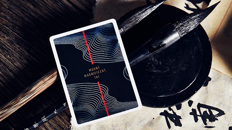 Mountain Wang Yue Black Playing Cards USPCC - Image 6