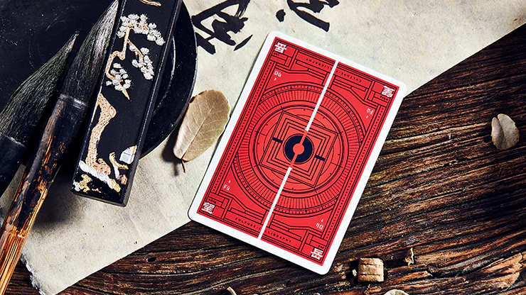 Mountain Wang Yue Red Playing Cards USPCC - Image 4