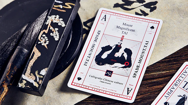 Mountain Wang Yue Red Playing Cards USPCC - Image 5