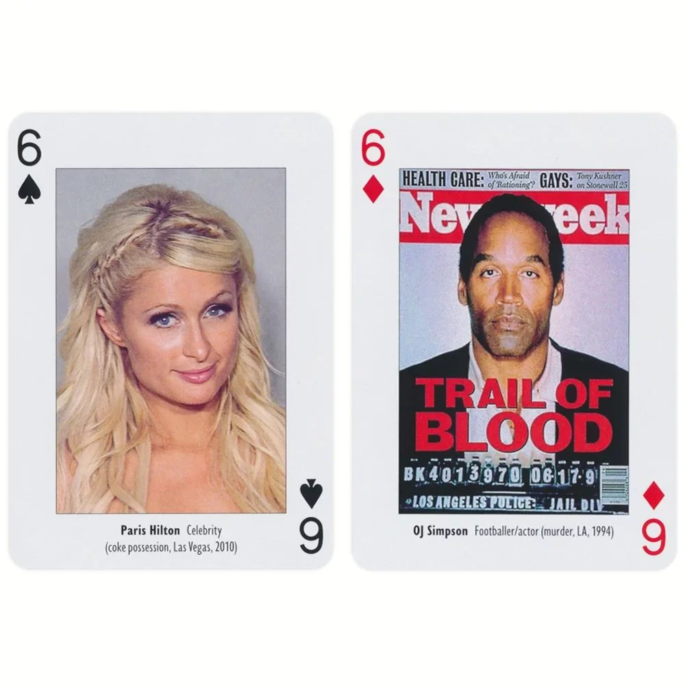 Mugshots Playing Cards by Piatnik - Deal with the Infamous and the Iconic - Image 6