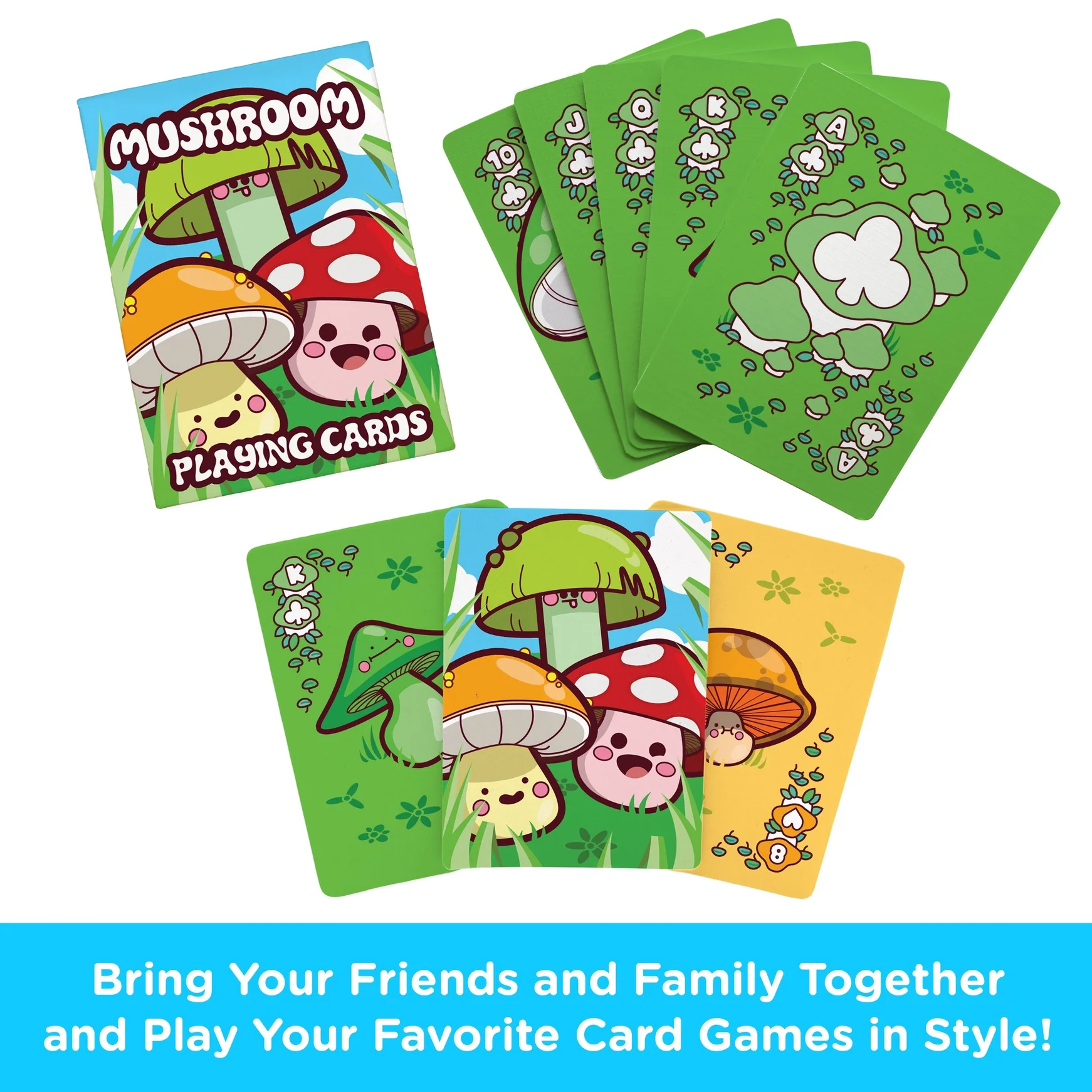 Mushroom Playing Cards by Aquarius - Image 2