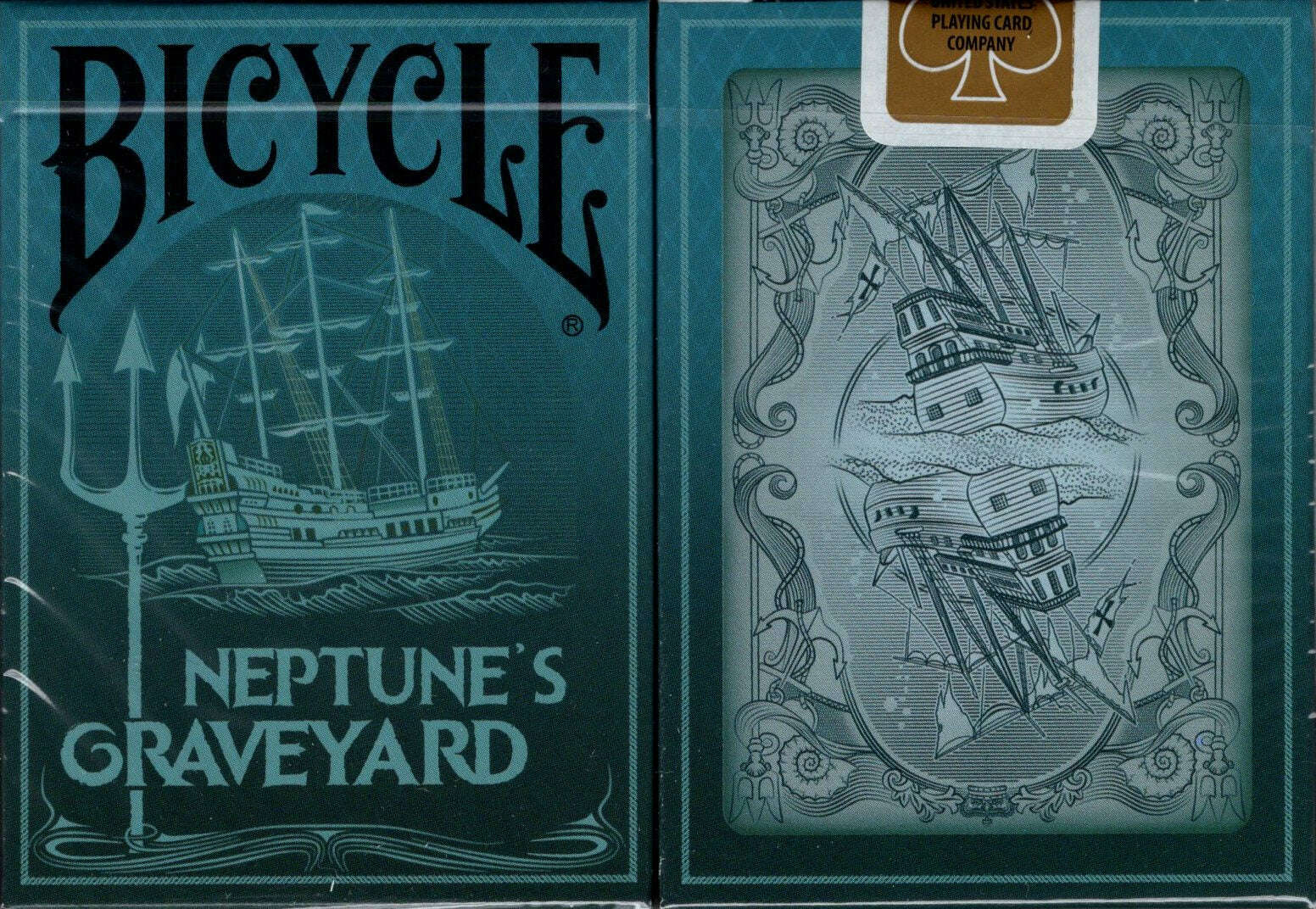 Neptune's Graveyard Gilded Bicycle Playing Cards - Image 13