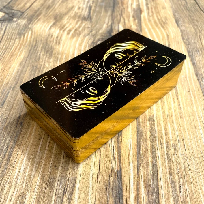 New Moon Tarot Deck - Gold Gilded - Image 6