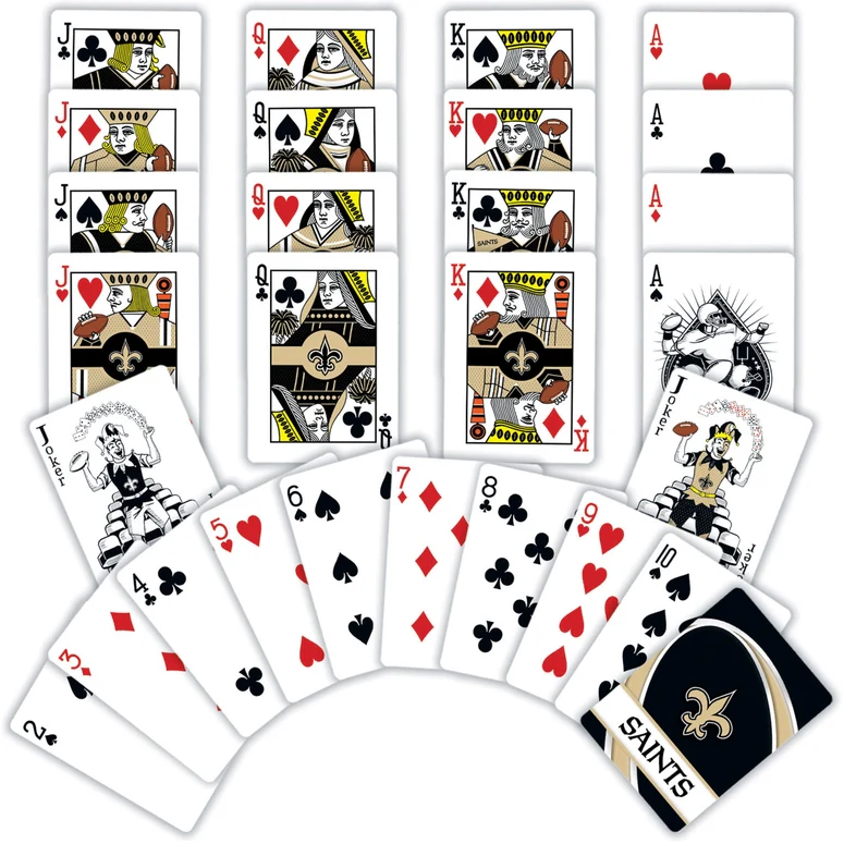 New Orleans Saints Playing Cards by Masterpieces - Image 2