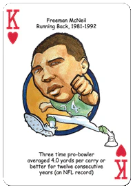 New York AFC Football Heroes Playing Cards - Image 2