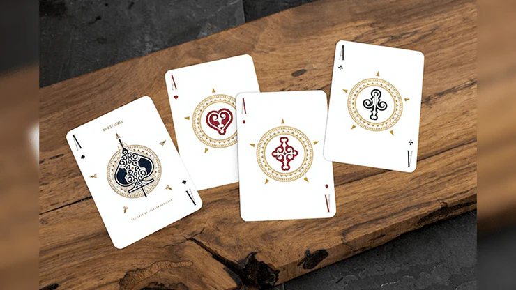 No. 4 St. James Luxury Texas Playing Cards Blue by Kings Wild Project - Image 3
