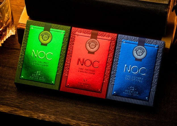 NOC Luxury Playing Cards 3 Deck Set Cartamundi