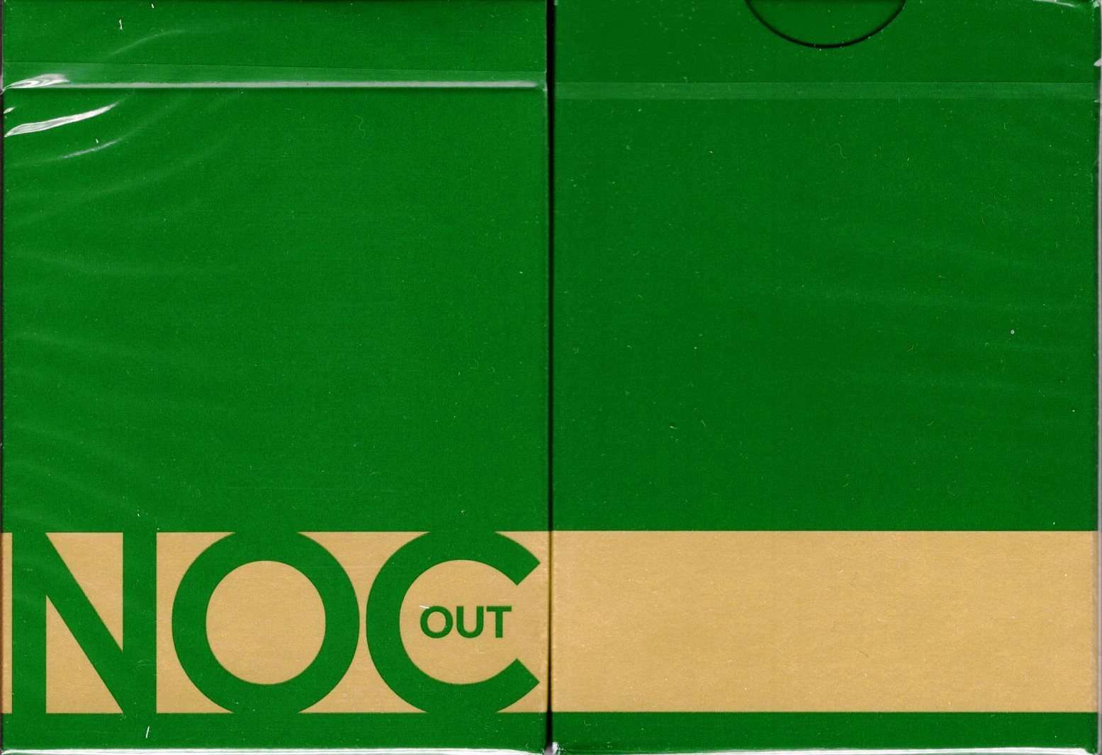 NOC Out Green Playing Cards USPCC