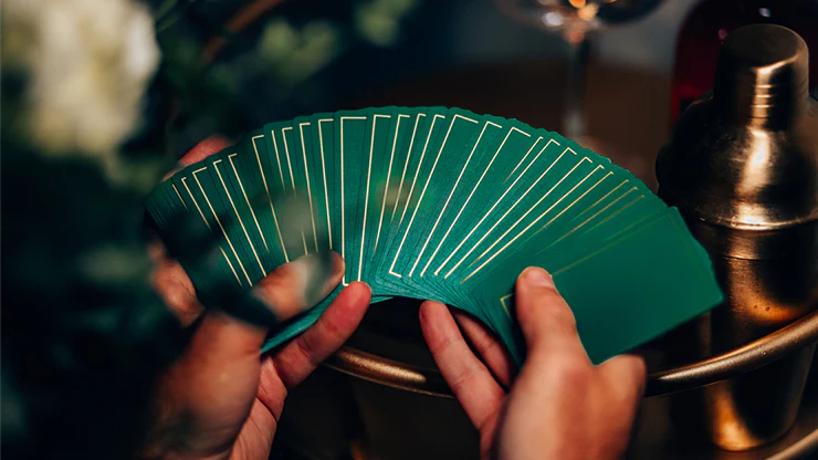 NOC Out Green Playing Cards USPCC - Image 5