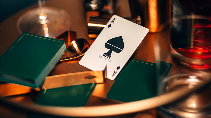 NOC Out Green Playing Cards USPCC - Image 7