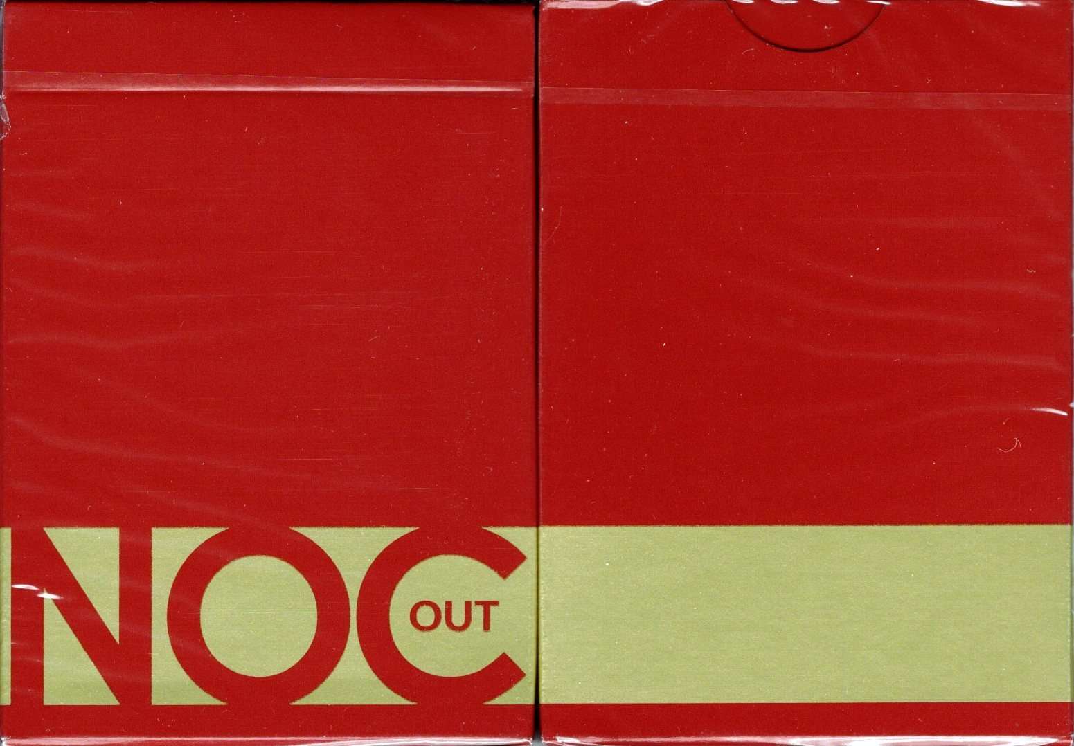 NOC Out Red Gold v2 Playing Cards USPCC