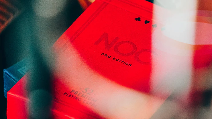 NOC Pro Burgundy Red Marked Playing Cards USPCC - Image 3