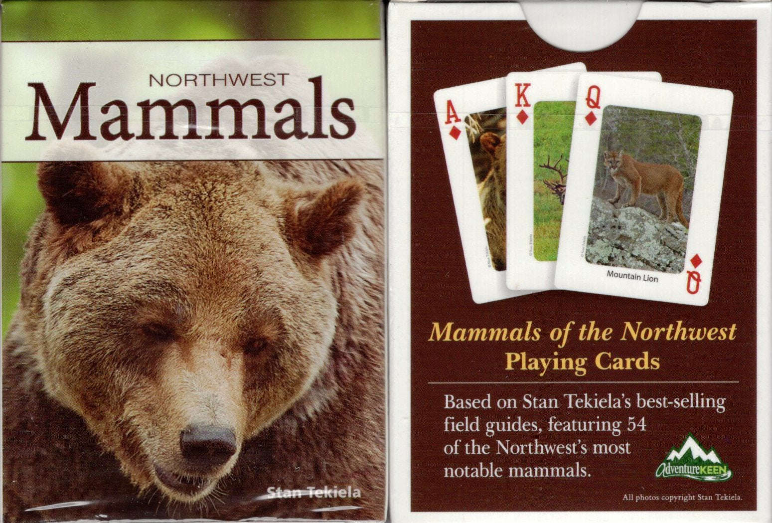 Northwest Mammals Playing Cards