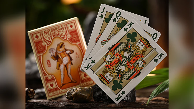 Notorious Gambling Frog Orange Playing Cards by Stockholm17 - Image 2