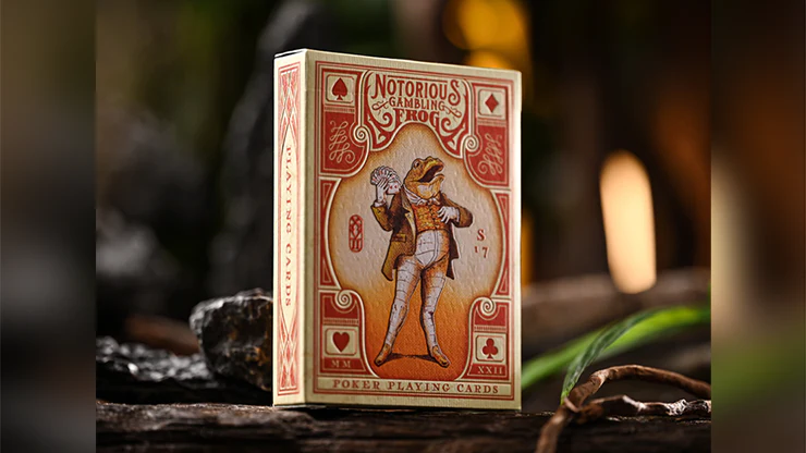 Notorious Gambling Frog Orange Playing Cards by Stockholm17 - Image 7