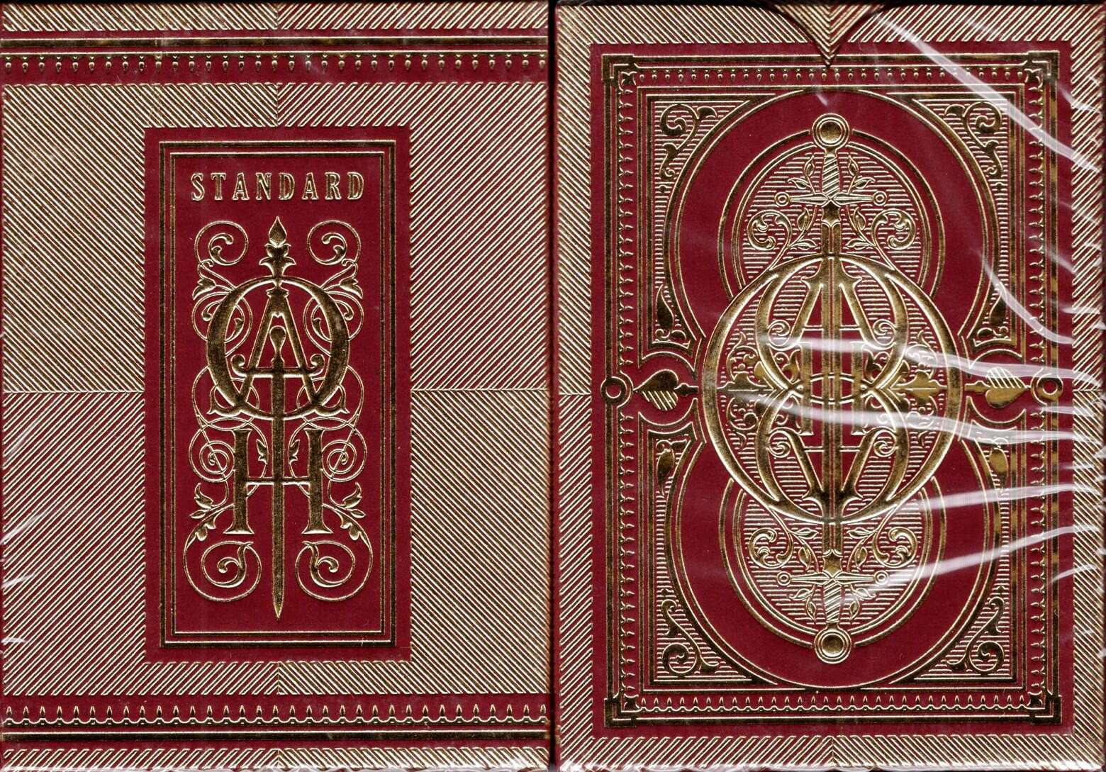 Oath Standard Burgundy Playing Cards