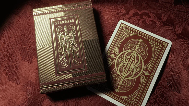 Oath Standard Burgundy Playing Cards - Image 6