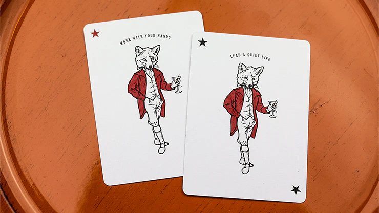 Olive Tally-Ho Playing Cards - Image 4