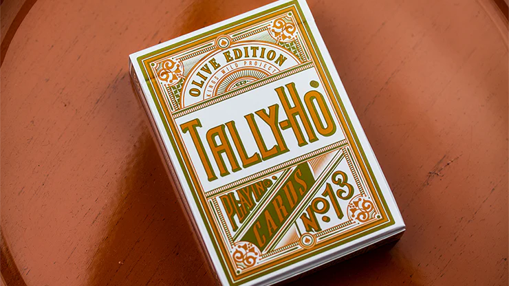 Olive Tally-Ho Playing Cards - Image 7