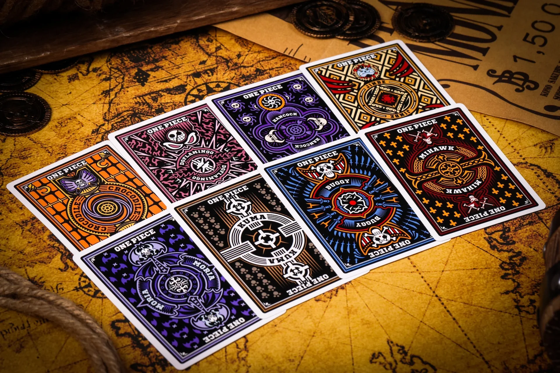Limited Edition One Piece Shichibukai Playing Cards with Numbered Seals (1-999) - Image 9