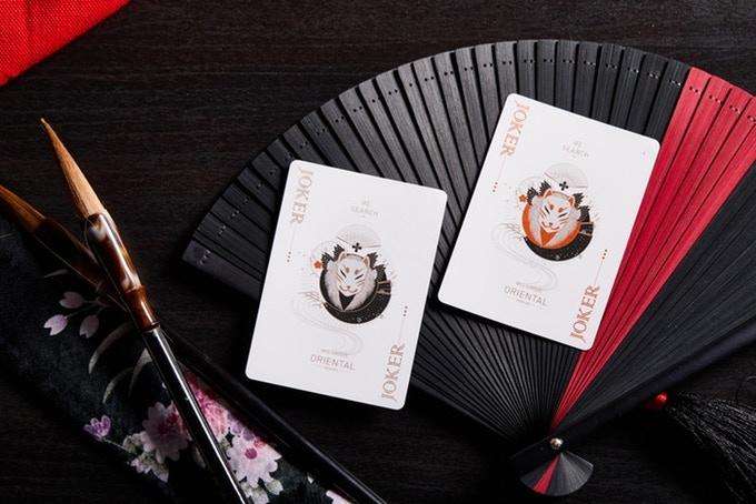 Oriental Memory Playing Cards 2 Deck Set USPCC - Image 7