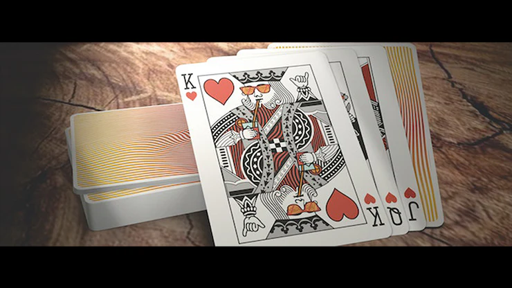 Original BlackCat Orange Milk Playing Cards Cartamundi - Image 2