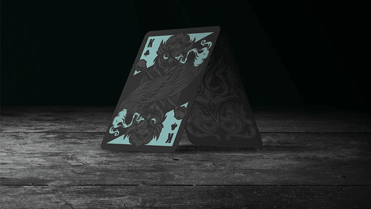 Owl Black Playing Cards HCPC - Image 2