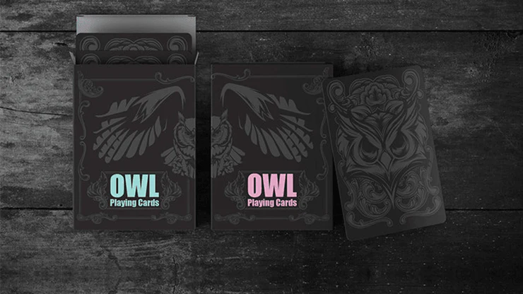 Owl Black Playing Cards HCPC - Image 5