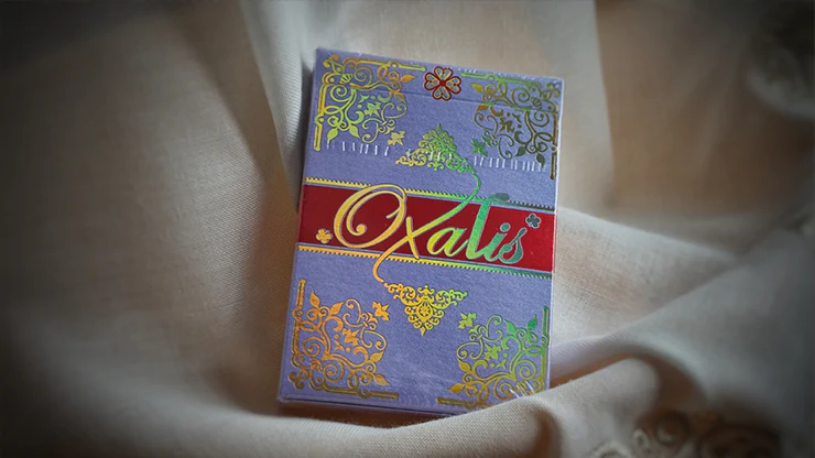 Oxalis V3 Purple Holo Special Edition Playing Cards by WJPC