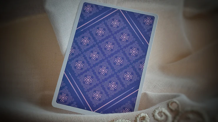 Oxalis V3 Purple Holo Special Edition Playing Cards by WJPC - Image 4