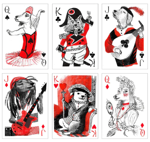 Pack of Dogs Playing Cards USPCC - Image 4
