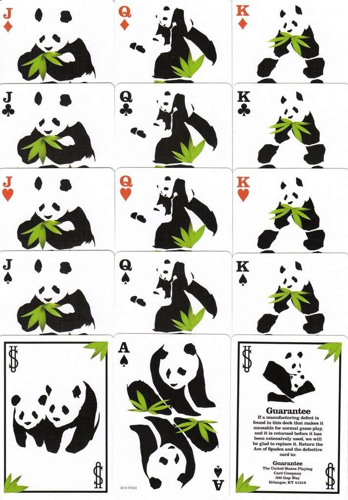Pandamonium Green Bicycle Playing Cards - Image 5