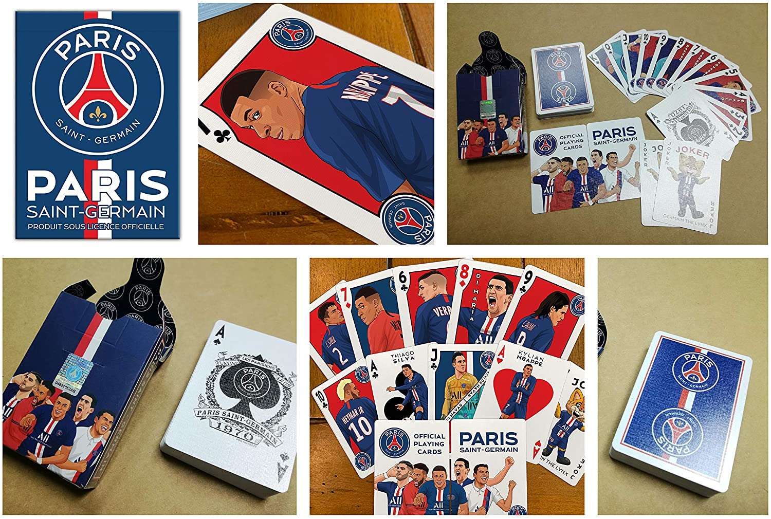 Paris Saint Germain Soccer Playing Cards - Image 3