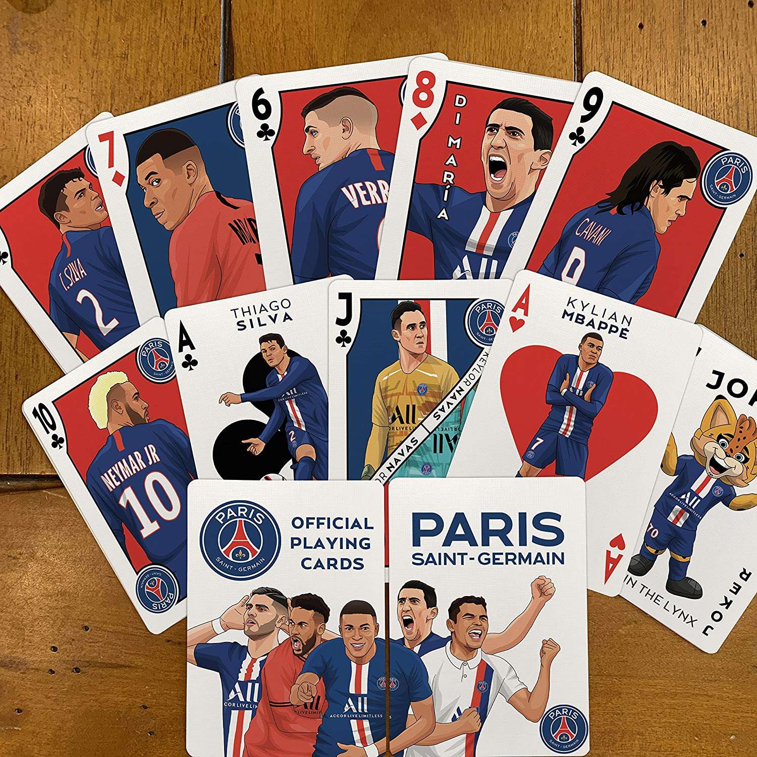 Paris Saint Germain Soccer Playing Cards - Image 4
