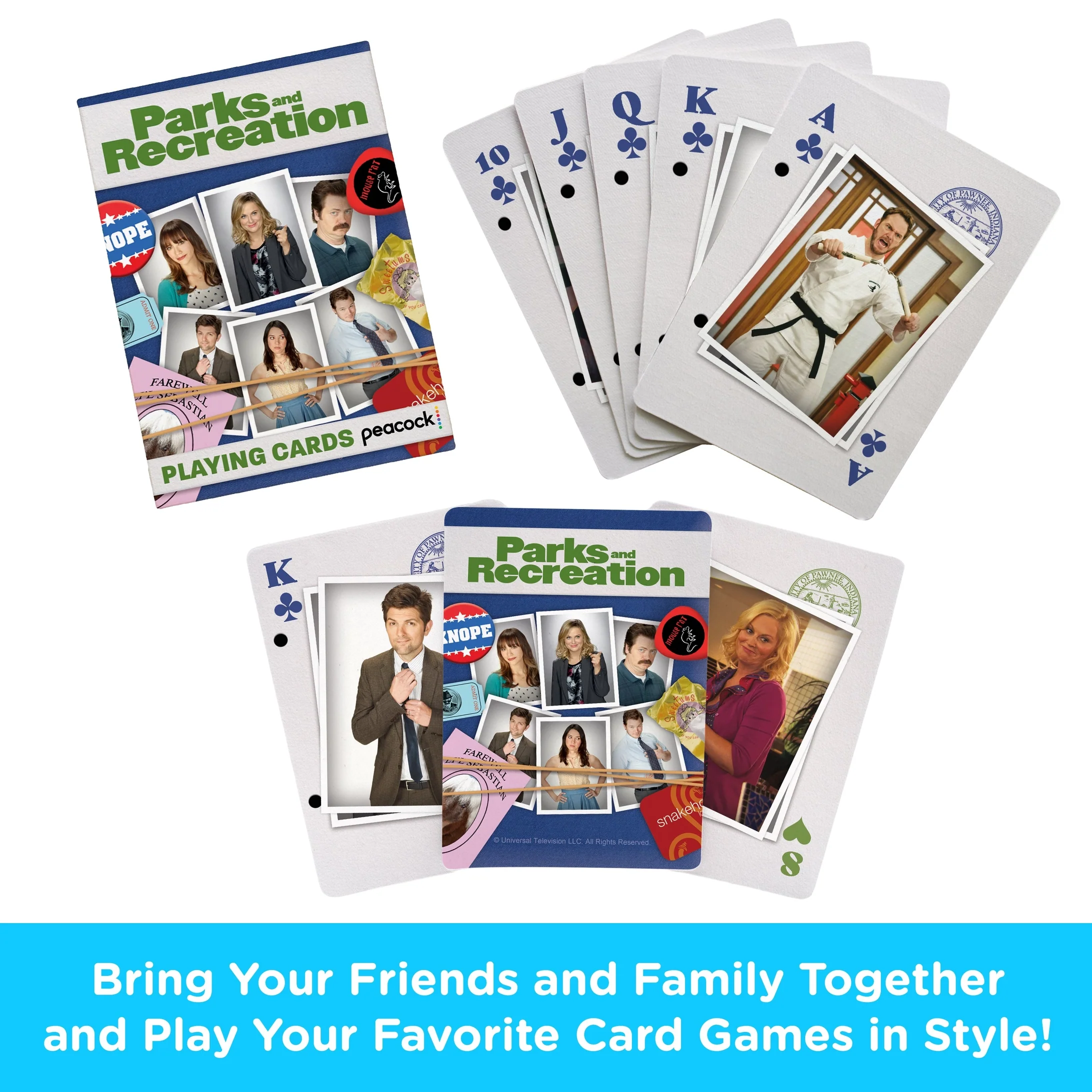 Parks and Recreation Playing Cards - Pawnee is First in Friendship by Aquarius - Image 4