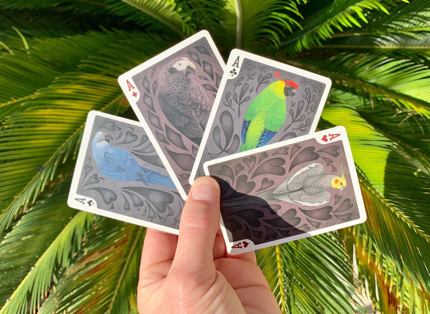 Parrot Gilded Bicycle Playing Cards - Image 8