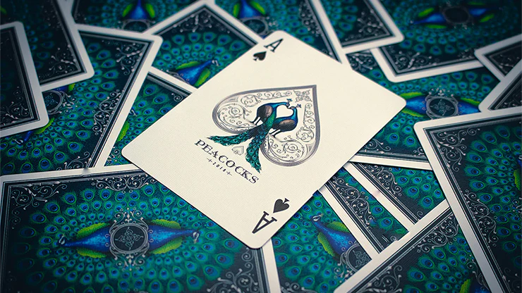 Peacocks Playing Cards USPCC - Image 4