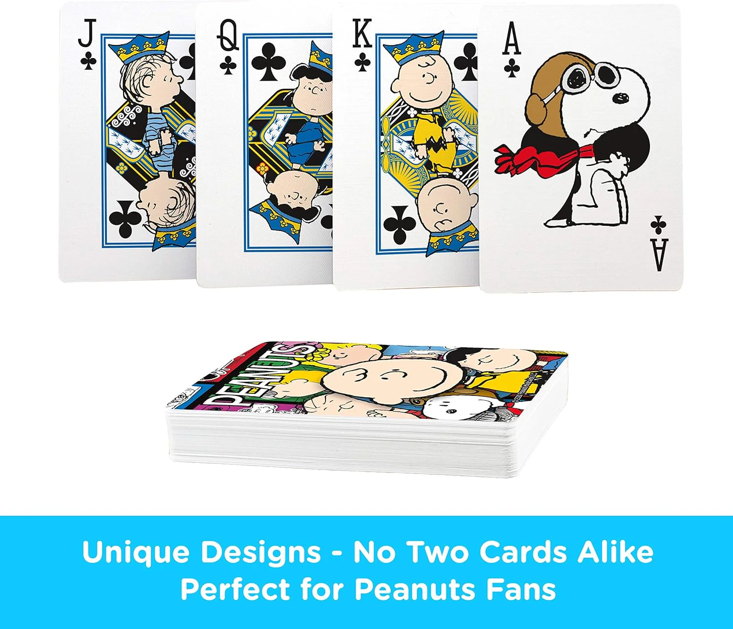 Peanuts Cast Playing Cards by Aquarius - Image 2