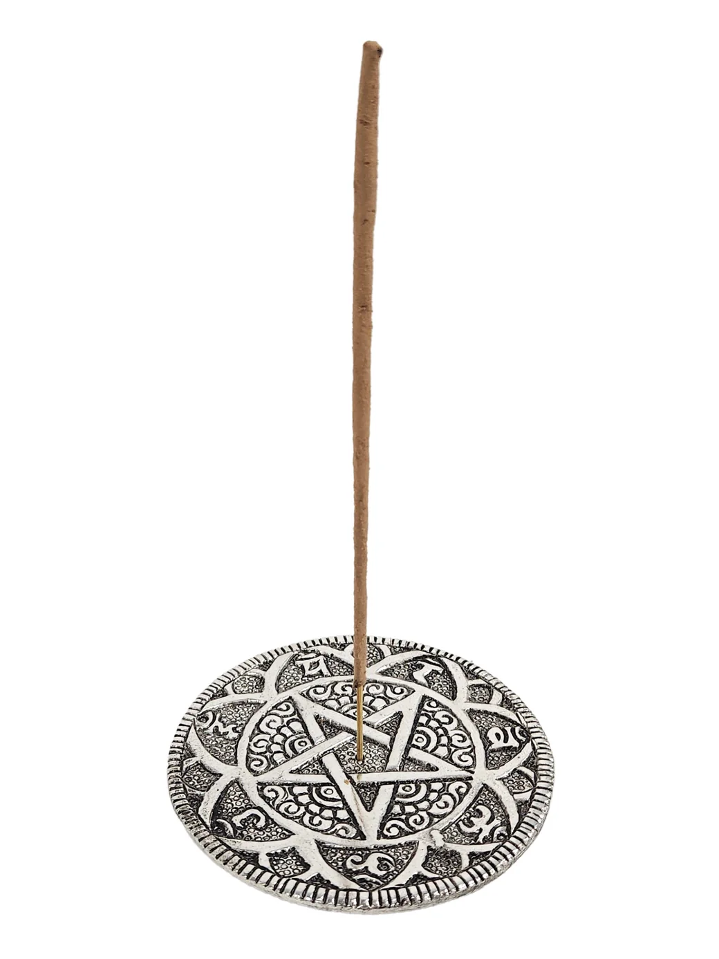 Pentagon Star Round Incense Holder - Image 2