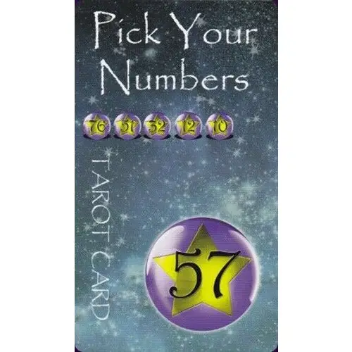 Pick Your Numbers! Tarot Kit - **Not so perfect (a little tear in the plastic wrapper) - Image 6